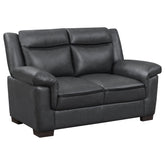 Orleans Furniture - Coaster - Arabella Upholstered Padded Arm Loveseat Grey - 506592